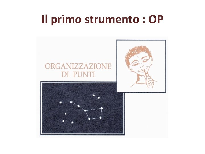 Il primo strumento : OP 