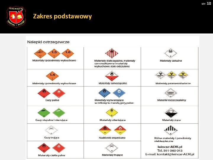 str. 18 Zakres podstawowy str. 18 Zakres podstawowy
