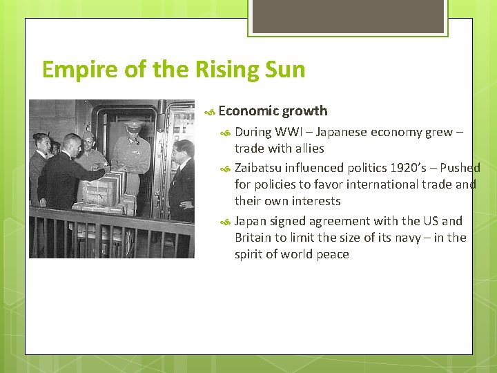 Empire of the Rising Sun Economic growth During WWI – Japanese economy grew – Empire of the Rising Sun Economic growth During WWI – Japanese economy grew –