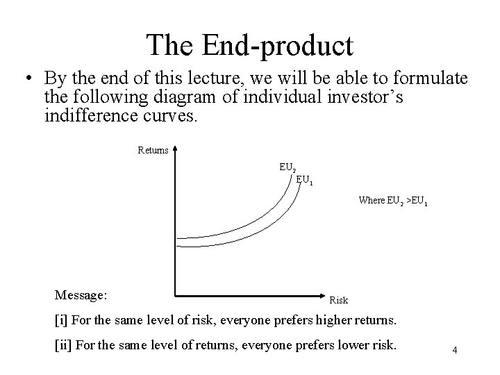 The End-product • By the end of this lecture, we will be able to