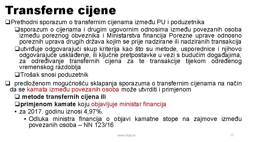 Transferne cijene q. Prethodni sporazum o transfernim cijenama između PU i poduzetnika qsporazum o