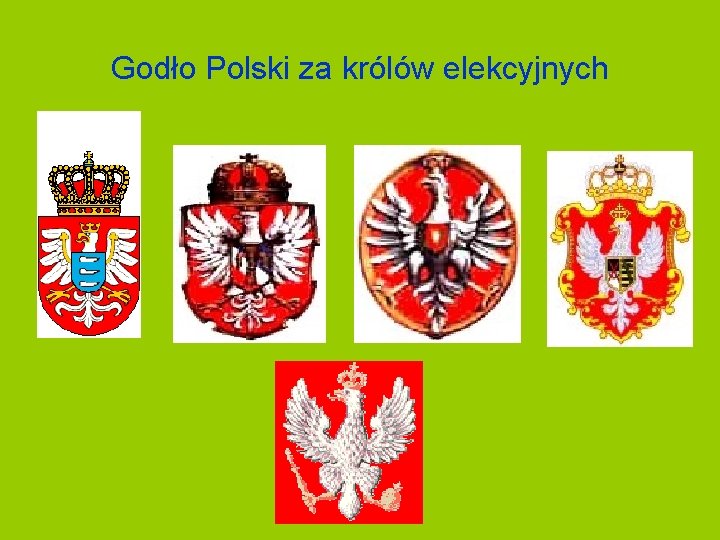 Godło Polski za królów elekcyjnych 