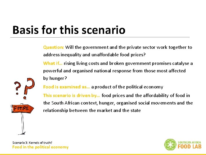 Basis for this scenario Question: Will the government and the private sector work together