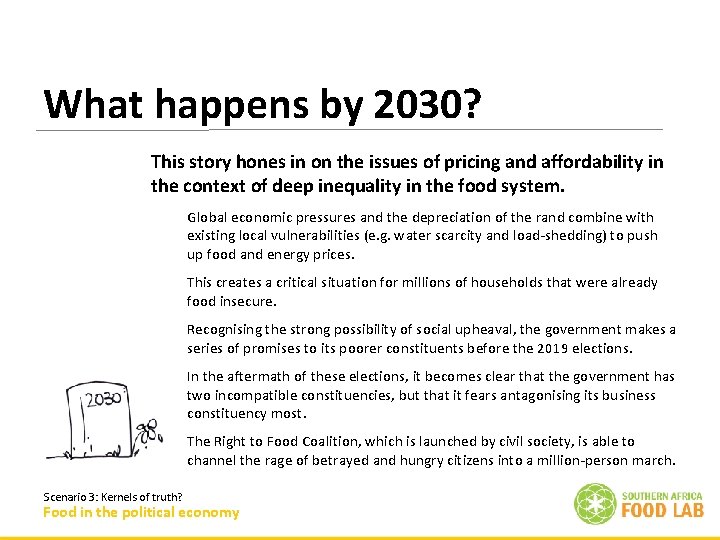 What happens by 2030? This story hones in on the issues of pricing and