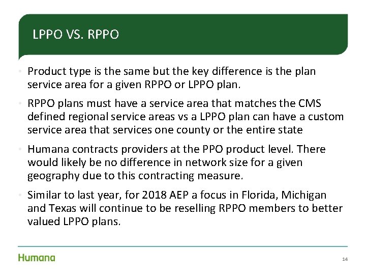 LPPO VS. RPPO • Product type is the same but the key difference is LPPO VS. RPPO • Product type is the same but the key difference is