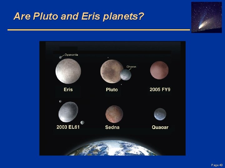 Are Pluto and Eris planets? Page 43 