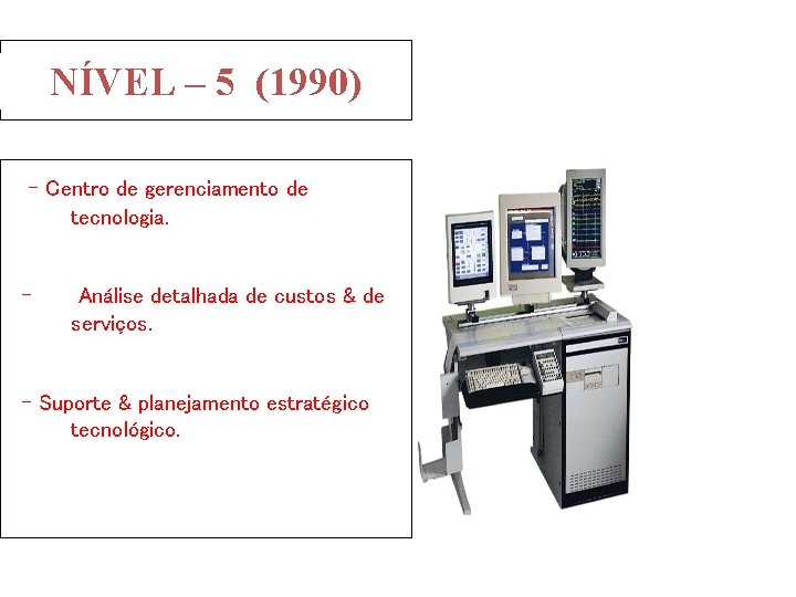 NÍVEL – 5 (1990) - Centro de gerenciamento de tecnologia. - Análise detalhada de