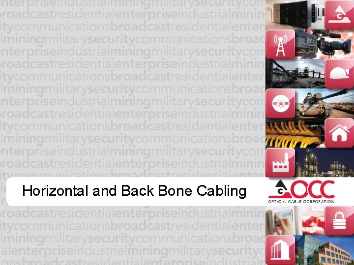 Presentation Horizontal and Title Back Goes Bone Here Cabling 