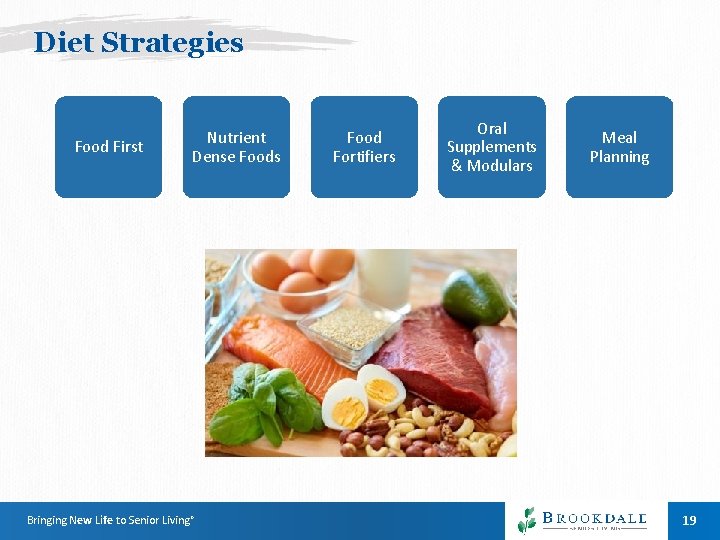 Diet Strategies Food First Nutrient Dense Foods Bringing New Life to Senior Living® Food Diet Strategies Food First Nutrient Dense Foods Bringing New Life to Senior Living® Food