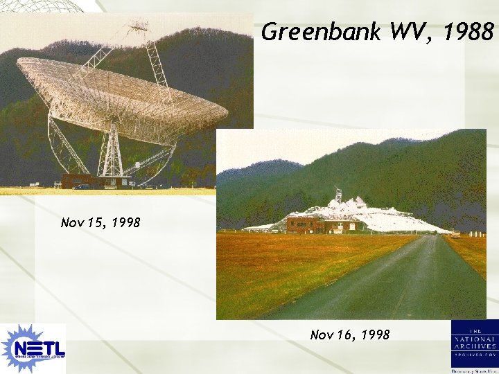 Greenbank WV, 1988 Nov 15, 1998 Nov 16, 1998 