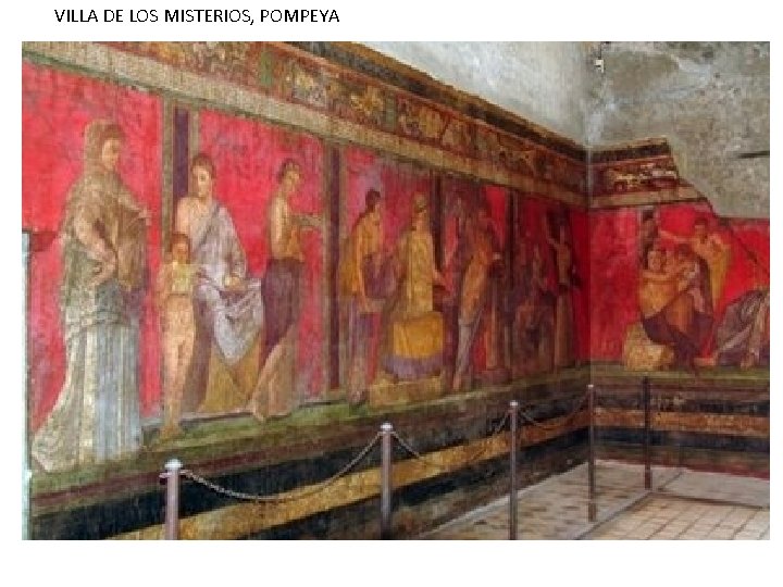 VILLA DE LOS MISTERIOS, POMPEYA 