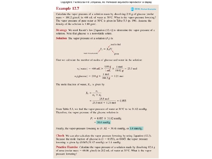 Worked Example 12. 7 