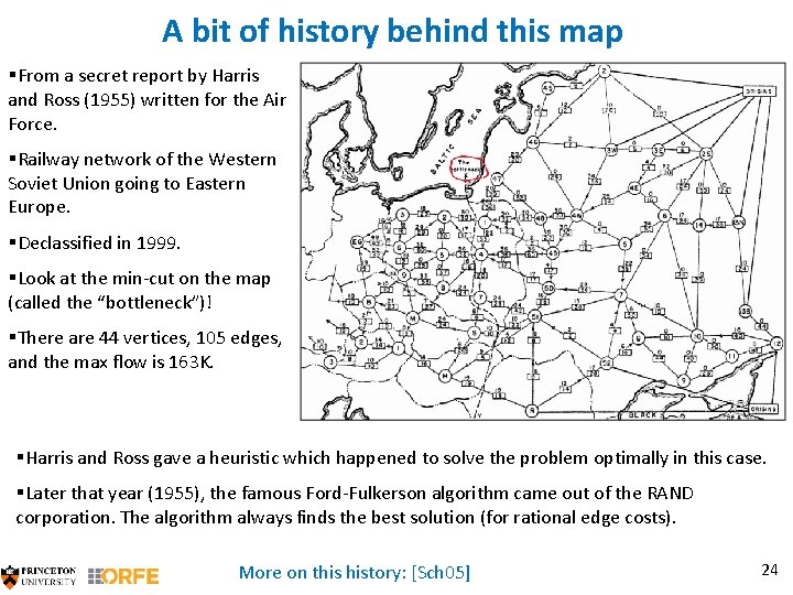 A bit of history behind this map §From a secret report by Harris and