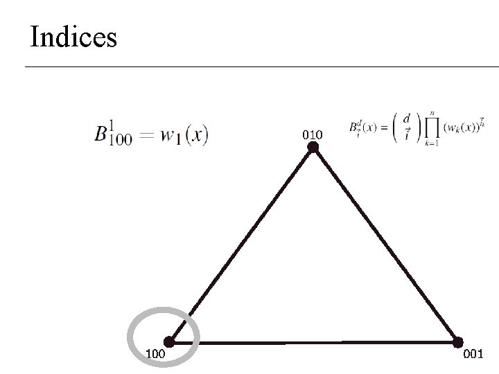 Indices Indices