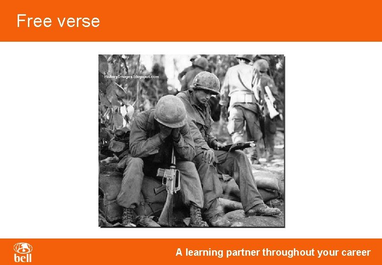 Free verse A learning partner throughout your career Free verse A learning partner throughout your career
