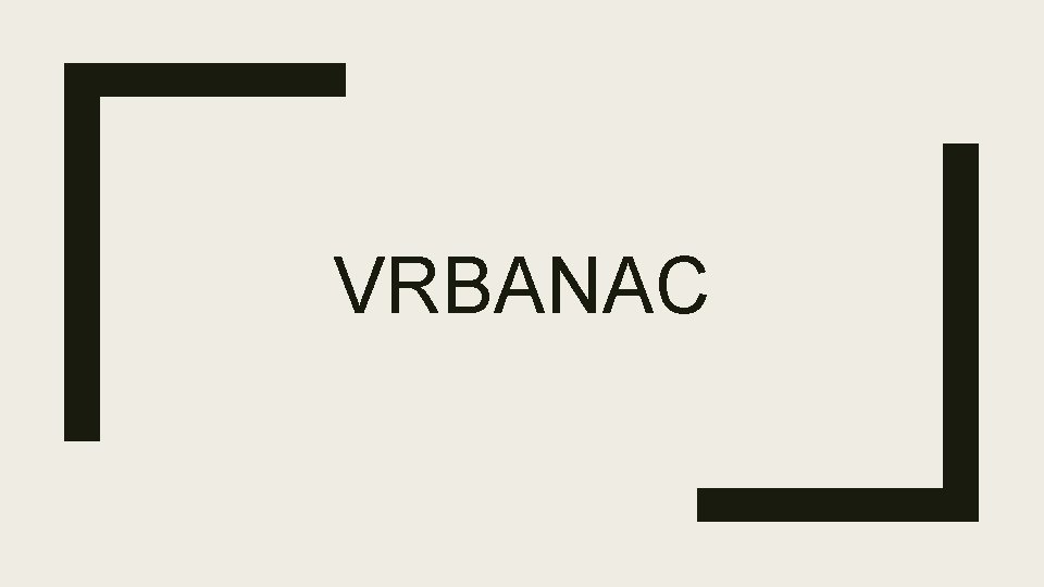 VRBANAC 