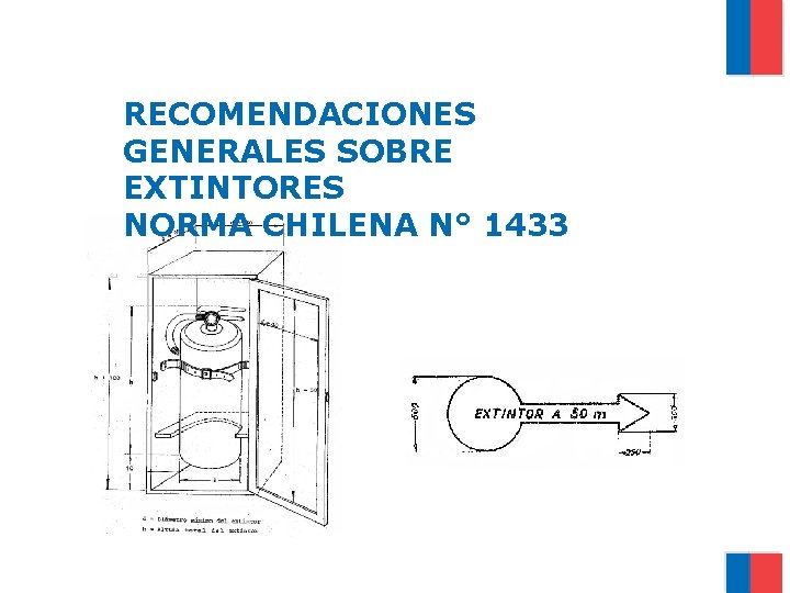 RECOMENDACIONES GENERALES SOBRE EXTINTORES NORMA CHILENA N° 1433 