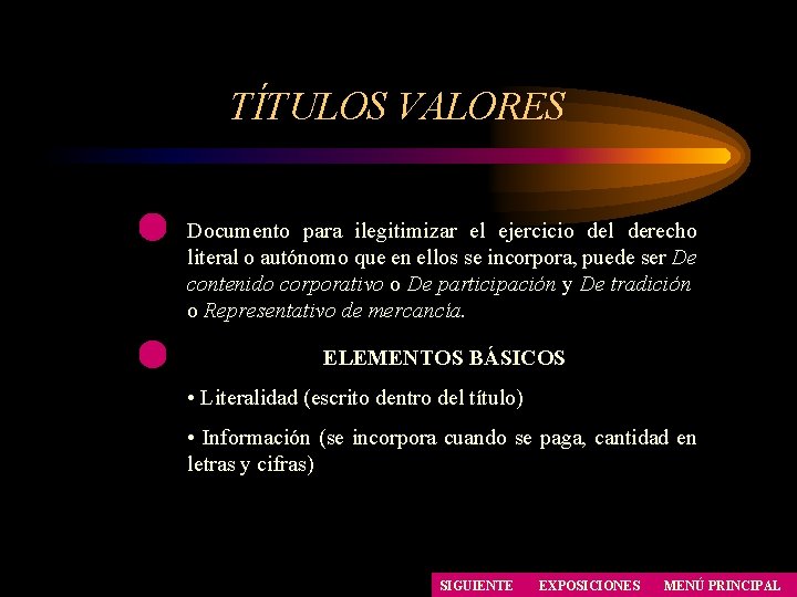 TÍTULOS VALORES Documento para ilegitimizar el ejercicio del derecho literal o autónomo que en TÍTULOS VALORES Documento para ilegitimizar el ejercicio del derecho literal o autónomo que en