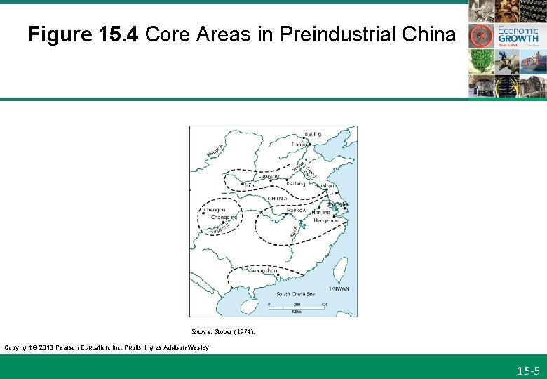 Figure 15. 4 Core Areas in Preindustrial China Source: Stover (1974). Copyright © 2013