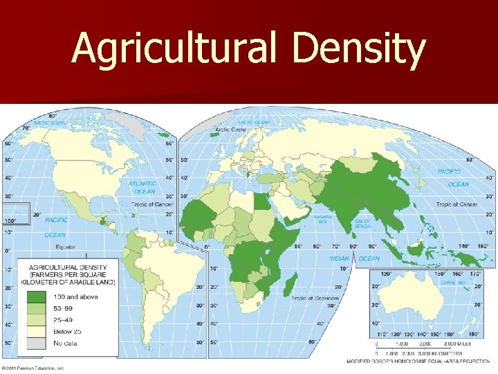Agricultural Density Agricultural Density