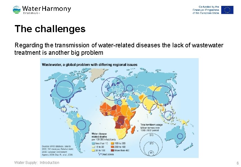 The challenges Regarding the transmission of water-related diseases the lack of wastewater treatment is