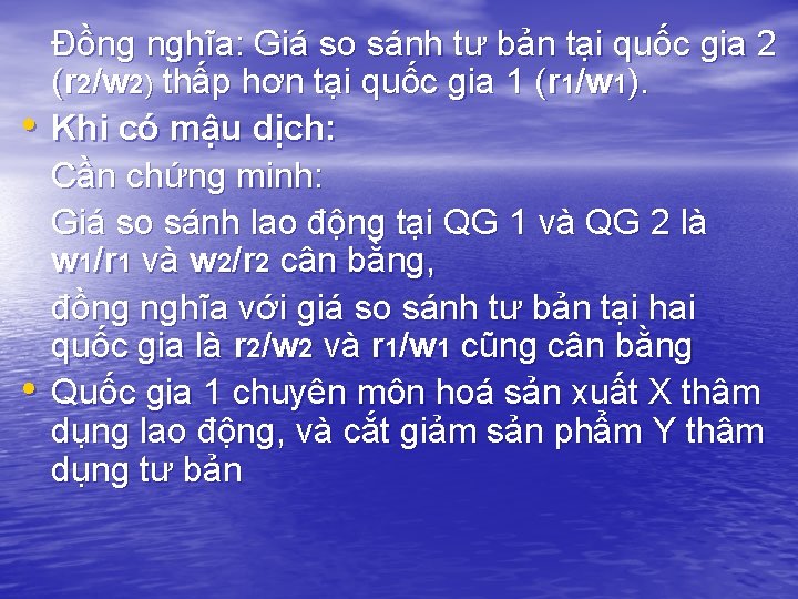 • • Đồng nghĩa: Giá so sánh tư bản tại quốc gia 2 • • Đồng nghĩa: Giá so sánh tư bản tại quốc gia 2