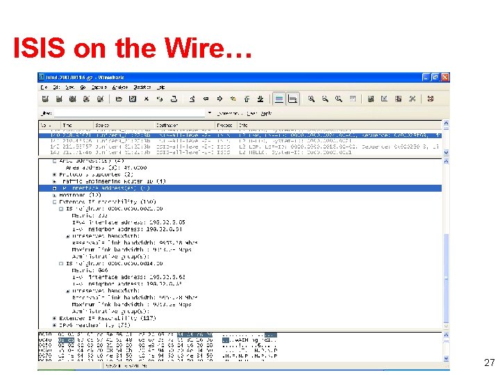 ISIS on the Wire… 27 