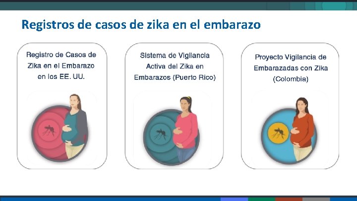 Registros de casos de zika en el embarazo 