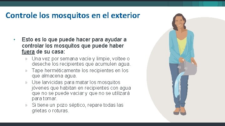 Controle los mosquitos en el exterior • Esto es lo que puede hacer para