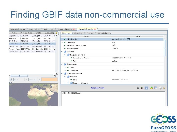 Finding GBIF data non-commercial use 