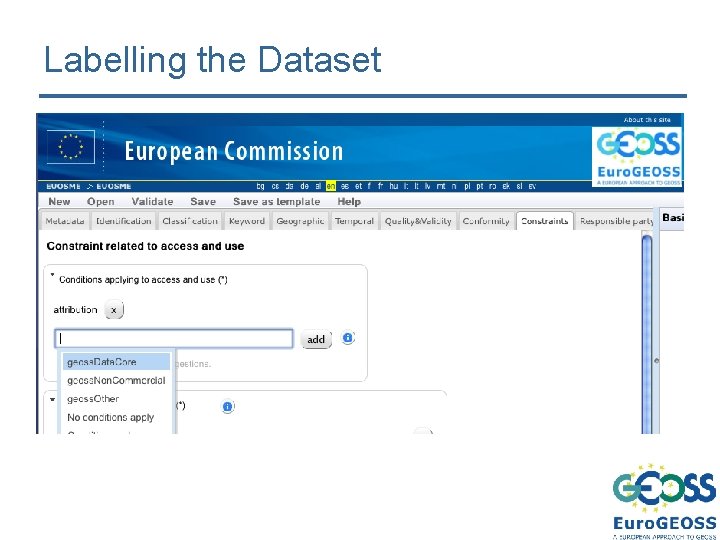 Labelling the Dataset 