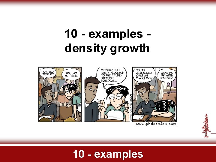 10 - examples density growth 10 - examples 