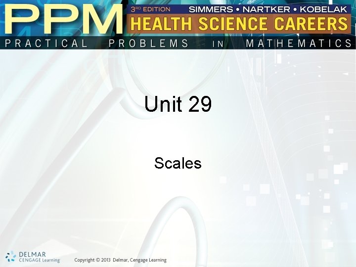 Unit 29 Scales 