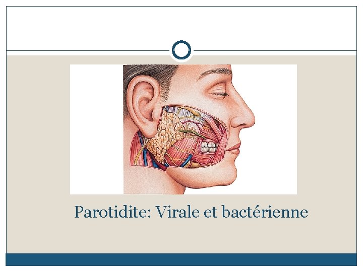 Parotidite: Virale et bactérienne 