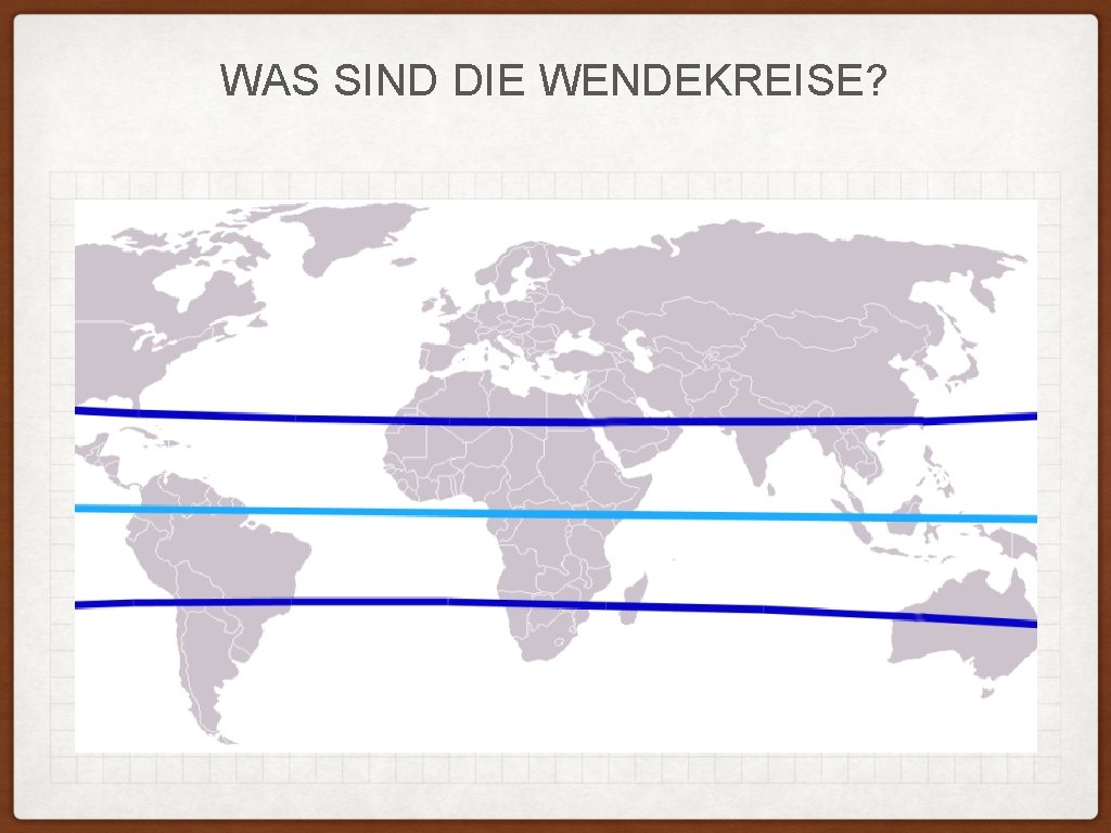 WAS SIND DIE WENDEKREISE? 