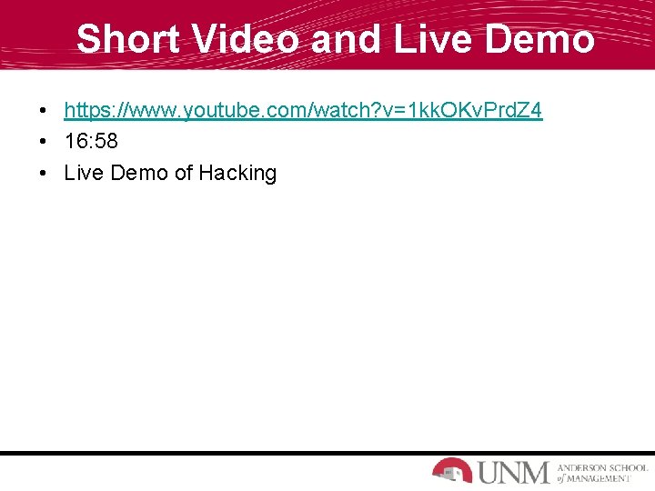 Short Video and Live Demo • https: //www. youtube. com/watch? v=1 kk. OKv. Prd. Short Video and Live Demo • https: //www. youtube. com/watch? v=1 kk. OKv. Prd.