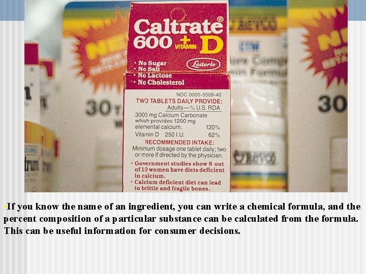 • If you know the name of an ingredient, you can write a • If you know the name of an ingredient, you can write a