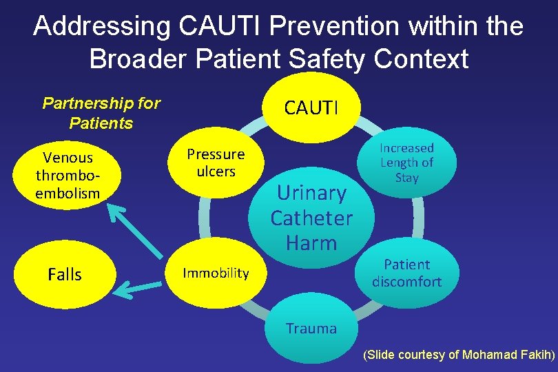 Addressing CAUTI Prevention within the Broader Patient Safety Context CAUTI Partnership for Patients Venous