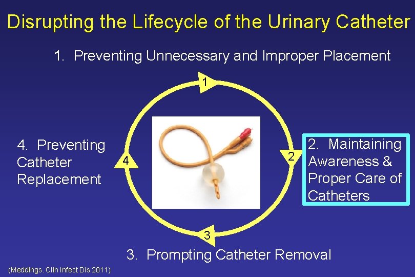 Disrupting the Lifecycle of the Urinary Catheter 1. Preventing Unnecessary and Improper Placement 1