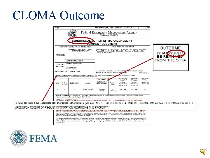 CLOMA Outcome 38 