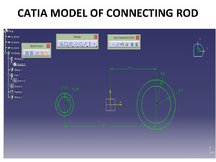 CATIA MODEL OF CONNECTING ROD 