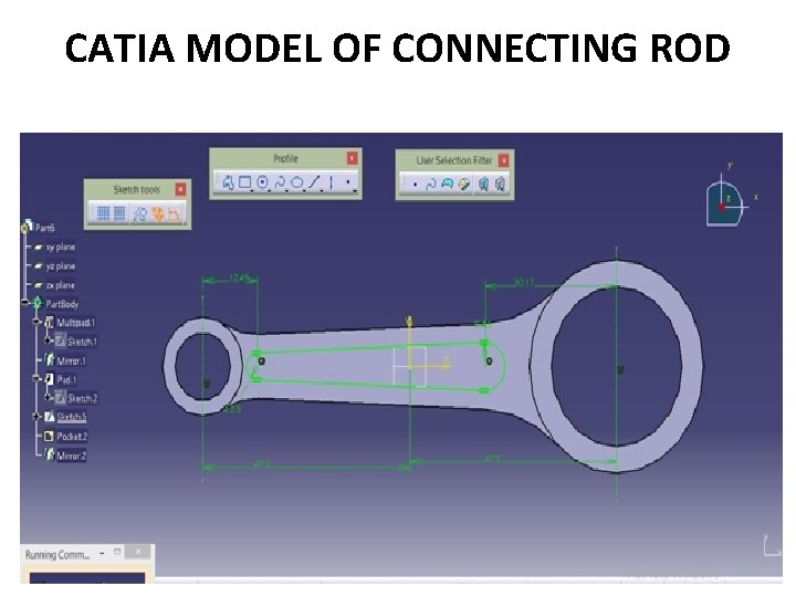 CATIA MODEL OF CONNECTING ROD 