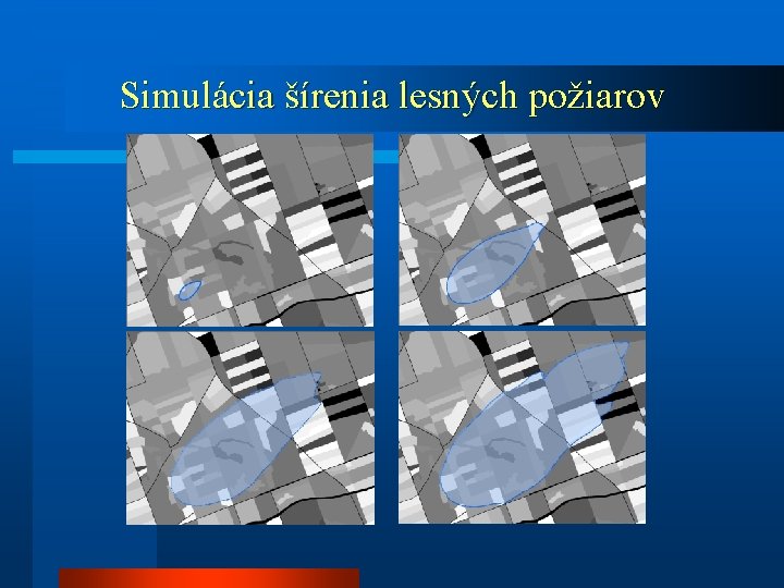 Simulácia šírenia lesných požiarov 