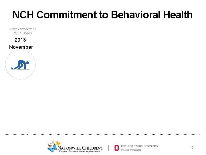 NCH Commitment to Behavioral Health Initial overview to NCH Board 2013 November ………………. .