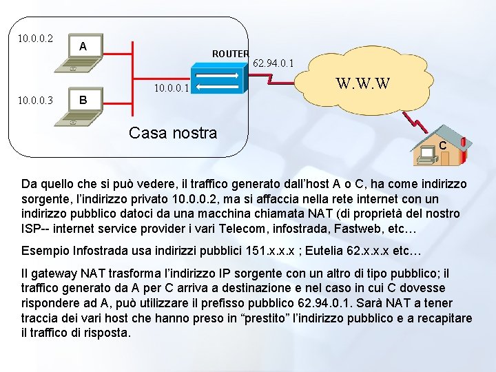 10. 0. 0. 2 A ROUTER 10. 0. 0. 1 10. 0. 0. 3