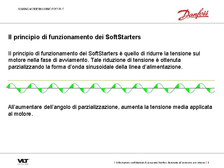 Il principio di funzionamento dei Soft. Starters è quello di ridurre la tensione sul