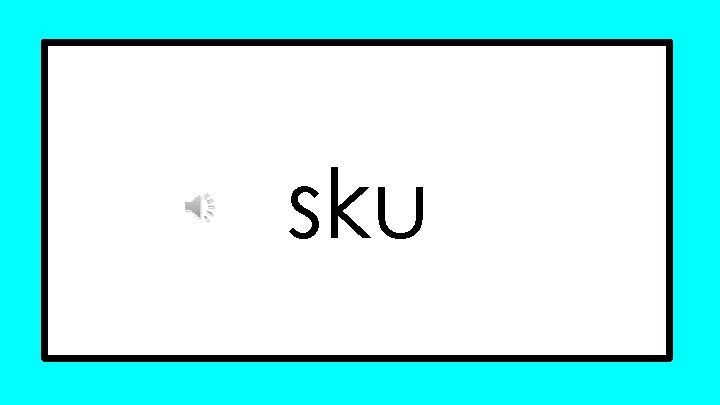 sku sku