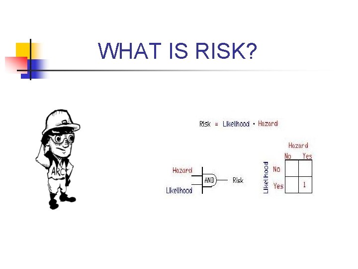 WHAT IS RISK? 