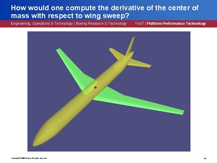 How would one compute the derivative of the center of mass with respect to How would one compute the derivative of the center of mass with respect to
