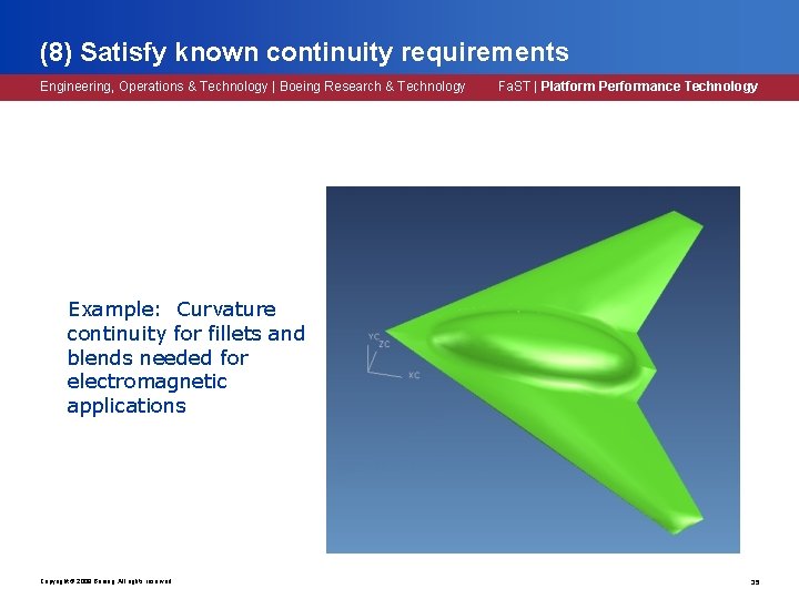 (8) Satisfy known continuity requirements Engineering, Operations & Technology | Boeing Research & Technology (8) Satisfy known continuity requirements Engineering, Operations & Technology | Boeing Research & Technology